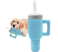 Cup Plush Dog Toy, Chew Interactive Dog Toys, Squeaky Pet Chew Toy, Soft Toothbrush Chew Toy, Stress Relief Dog Toy, Oral Care Dog Toy, Plush Dog Toy With Squeaker, Interactive Chew Toy for Dogs