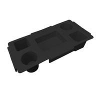 Cup Storage Organizer, Bag Holder Tray with 5 Compartments, Multifunctional Drinks Tray for Camping Travel Beach Trips, Portable Cup Holder for Picnics Office Home Garden Backyard Use