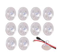 Cup Wall Hangers, Clear Powerful Suction Cup, 4cm/1.57 Inches with Hooks 10x No Drilling Hanger, Quality Adhesive Wall Hooks, with 1kg Load Bearing, for Bathroom Kitchen Living Room Organization Use