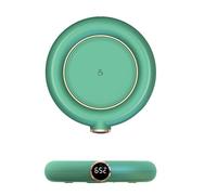 Cup Warmer Mat, USB Electric Heating Pad Intelligent Temperature Control 3 Levels 55℃ 65℃ 75℃ for Office Home Desk ABS Metal 5.1 x 4.6 x 0.9in (Green)