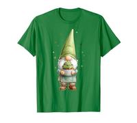 Cupcake Baking Baker Gnomo Shamrock Día de San Patricio Irlanda Camiseta