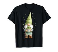 Cupcake Baking Baker Gnomo Shamrock Día de San Patricio Irlanda Camiseta