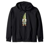 Cupcake Baking Baker Gnomo Shamrock Día de San Patricio Irlanda Sudadera con Capucha