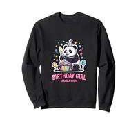Cupcake de Panda con diseño de cumpleañera, pide un Deseo Sudadera