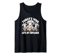 Cupcake GNOME Graphic For Women and Girls Who Loves Baking Camiseta sin Mangas