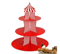 Cupcake Holder Stand, Paper Cupcake Stañd For Indoor Outdoor Occasions, Multi-Tier Dessert Display Tray, Easy Assemble Disassemble Reusable, 11.81x15.74 Inches, 1 Stand