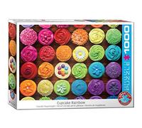 Eurographics Rompecabezas Cupcake Rainbow 1000 piezas