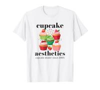 Cupcakes Aesthetics Cute Postre Soft Girl Camiseta