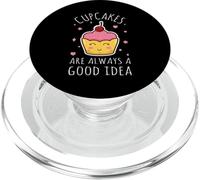 Cupcakes Are Always Good Idea - Funny Cupcake Baking Chef PopSockets PopGrip para MagSafe