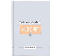 Cupcakes & Kisses® - Libro de bebé para registrar I Diario de bebé para niñas y niños I Álbum de fotos de bebé para recuerdos I Regalo único para nacimiento