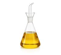 CUPERINOX Aceitera antigoteo cristal para Aceite de Oliva, Vinagre etc. A prueba de fugas, Aceitera cristal antigoteo tambien aceiteros cocina ideal para Ensaladas, BBQ, cooking oil container (125 ML)