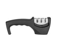 Cuperinox Afilador Cuchillos | Afilador de Cuchillos Profesional | Knife Sharpener | Afilador 3 etapas | Todo tipo de cuchillos de acero y ceramica incluso cuchillo jamonero | Base Antideslizante