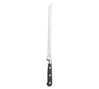 CUPERINOX Cuchillo Jamonero Profesional 25 cm - Hoja Alveolada de Acero Inoxidable Antideslizante con Mango Ergonómico - Corte Preciso y Fino para Jamón y Paletilla| Maestros del Corte
