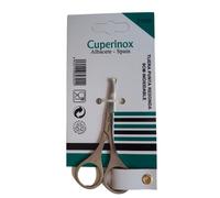 CUPERINOX | Tijeras de manicura para uñas | Tijera corta uñas de punta redondeada para las uñas de las manos | Fabricado en Acero Inoxidable 9 cm