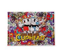 Cuphead and Mugman Collage - Rompecabezas de 1000 piezas, rompecabezas para niños y adultos, 28 x 20 pulgadas