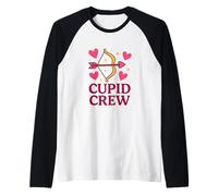 Cupid Crew y Las Flechas del Amor Camiseta Manga Raglan