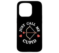 Cupido Bow & Arrow - Just Call Me Cupid Valentine Day Funny Carcasa para iPhone 15 Pro