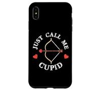 Cupido Bow & Arrow - Just Call Me Cupid Valentine Day Funny Carcasa para iPhone XS Max