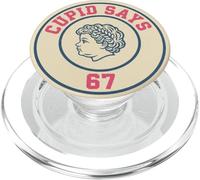 Cupido Dice 67 Día de San Valentín PopSockets PopGrip para MagSafe