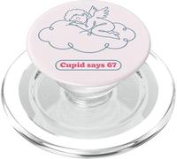 Cupido Dice 67 Día de San Valentín y 67 Meme PopSockets PopGrip para MagSafe