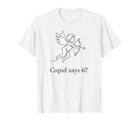 Cupido Dice 67 Six Seven Meme Valentine Theme Camiseta
