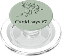 Cupido Dice 67 Six Seven Meme Valentine Theme PopSockets PopGrip para MagSafe