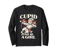 Cupido Find Me A Girl Humor Lesbianas Orgullo sáfico Manga Larga