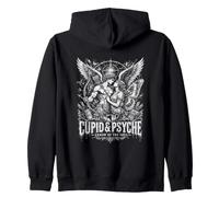 Cupido Y Psique Flecha del Alma Amor Mítico Sudadera con Capucha