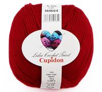 Cupidon - hilo 100% algodón, hilo de tejer, hilo de ganchillo (100 gr/ovillo ; 24 colores) (empresa española/envío desde España) (S355)