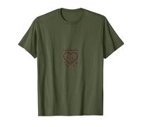 Cupidos Aprendiz Amor Flechas Corazón Regalo Romántico Camiseta, Hombre, Verde Oliva, S