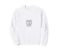 Cupidos Aprendiz Amor Flechas Corazón Regalo Romántico Sudadera, Unisex para Adultos, Blanco, L