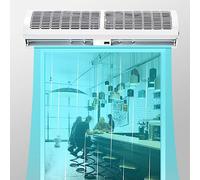 CUPLES Cortina De Aire con Control Remoto, Máquina De Cortina De Aire Comercial, Potente, Silencioso, 0.6M 0.9M 1.0M 1.2M 1.5M, Carcasa De Aleación De Aluminio Ultrafina (Size : 90cm)