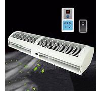 CUPLES Cortina De Aire Interior Comercial para Puerta, Cortina De Aire con Control Remoto, 0.6M 0.9M 1.0M 1.2M 1.5M, 2 Velocidades, Silencio, Bajo Consumo (Size : 60cm)