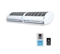 CUPLES Potente Cortina De Aire Puerta para Restaurante, Cortina De Aire Industrial Comercial, 60cm, 90cm, 100cm, 120cm, 150cm, 2 Velocidades, Potente, Silencioso (Size : 60cm)