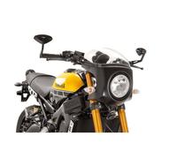 Cupolino Semicarenato Para Yamaha XSR900 16-21 Transparente-Negro-8934W