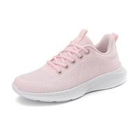 Cupón de Descuento Gratis de los Hombres Zapatos Casual Ligero y Transpirable Moda Versátil Zapatos Deportivos con Cordones de Gran Tamaño Zapatos Super Suave, Rosa, 37 EU
