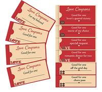 Cupones de amor de 30 piezas para él o ella, Cupón de amor romántico de San Valentín Cupón divertido Cupón de amor Pareja Regalo de aniversario para esposo, esposa, novio, novia, Navidad, día de San