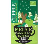 Cupper - 20 Bolsitas de Infusiones Ecológicas con Hibisco, Manzana y Canela - Apto para Veganos