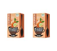 CUPPER - 20 Bolsitas de Infusiones Ecológicas de Mango Citrus - Sin Azúcar Añadido - Apto para Veganos (Paquete de 2)