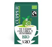 Cupper Té Verde con Lima y Jengibre BIO 20 Bolsitas