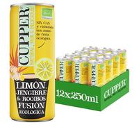 CUPPER - BEBIDA DE JENGIBRE - LIMON Y ROOIBOS - Pack 12 x 250 ml
