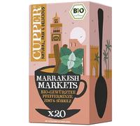 CUPPER - Caja de 20 Bolistas de Infusiones Ecológicas Marrakesh Bio - Apto para Veganos - Propiedades digestivas - Contiene Canela, Menta Piperita, y Raíz de Regaliz
