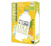 Cupper - Infusiones Ecológicas Frías Piña y Lima - Pack 6 Cajas 10 Bolsitas