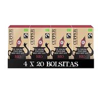 Cupper - 1 Caja x 4 unidades (20 Bolsitas) de Té Negro Ecológico English Breakfast - Apto para Veganos - Propiedades Estimulantes - Ayuda a Disminuir el Cansancio y la Fatiga