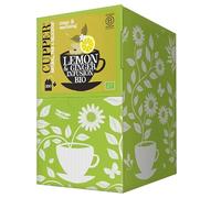 Cupper - Pack de 250 Bolsitas de Infusiones Ecológicas Supreme de Limón y Jengibre - Propiedades Refrescantes y Digestivas - Contiene Raíz de Regaliz y Cáscara de Naranja - Apto para Veganos
