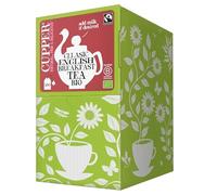 Cupper - Pack de 250 Bolsitas de Té Negro Ecológico English Breakfast - Apto para Veganos - Propiedades Estimulantes - Ayuda a Disminuir el Cansancio y la Fatiga
