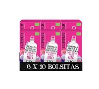 Cupper - Pack de 6 Cajas de 10 Bolsitas de Infusiones Ecológicas Frías con Grosella Negra y Equinácea - Sin Azúcar Añadido y Sin Gluten - Apto para Veganos - Propiedades Refrescantes y Digestivas