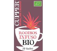 Cupper Té Infusión Rooibos, 20 Bolsas (Bio)