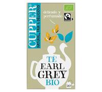 Cupper Té Negro Ecológico Early Grey, 20 Bolsitas