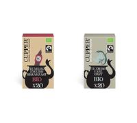 Cupper Té Negro Ecológico English Breakfast, 20 Bolsitas + Cupper Té Negro Ecológico Early Grey, 20 Bolsitas